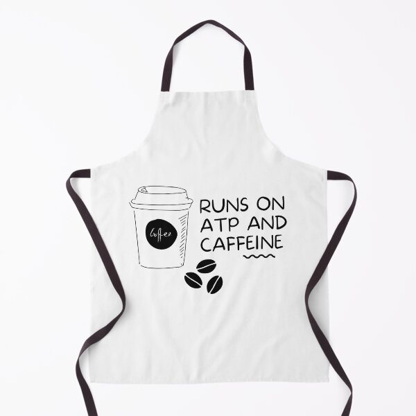 Item preview, Runs on ATP and Caffeine (white background) designed and sold by Sci-Ninja-Blog.