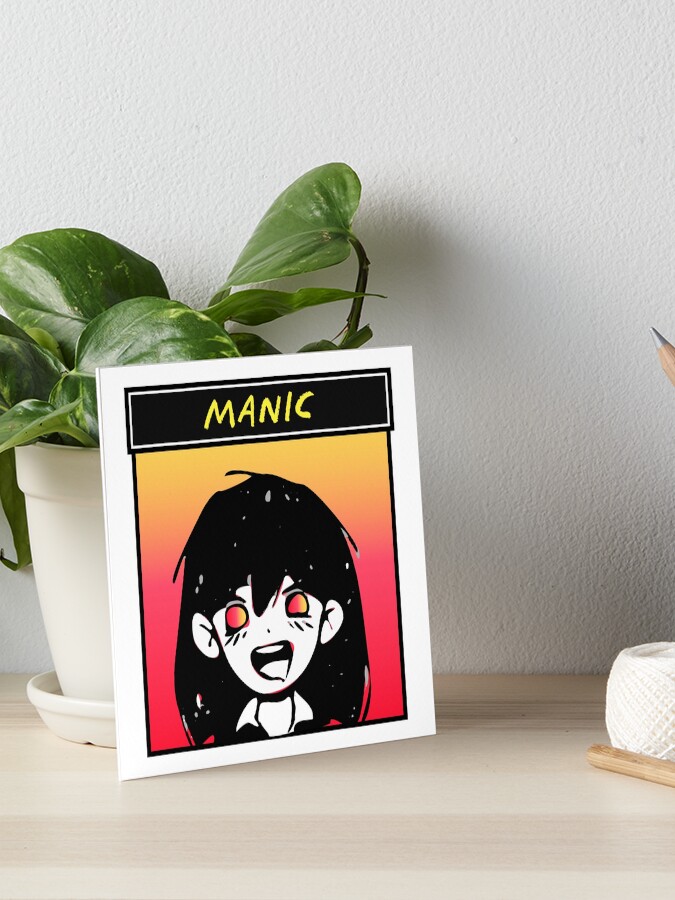 Mari's Manic Emotion from OMORI Art Board Print for Sale by Kelso Lineus