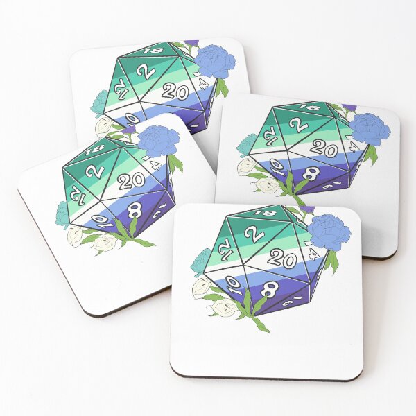 Item preview, MLM LGBT+ D20, Dungeons and Dragons Dice designed and sold by Pivinne.