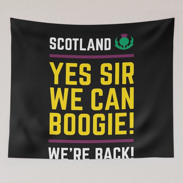 Item preview, Scotland Team qualify for Euros 2020  2021 - Yes Sir, We can boogie! Classic T-Shirt.png designed and sold by Carletziz.