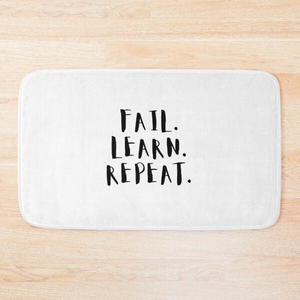 Item preview, Fail. Learn. Repeat. (white background) designed and sold by Sci-Ninja-Blog.