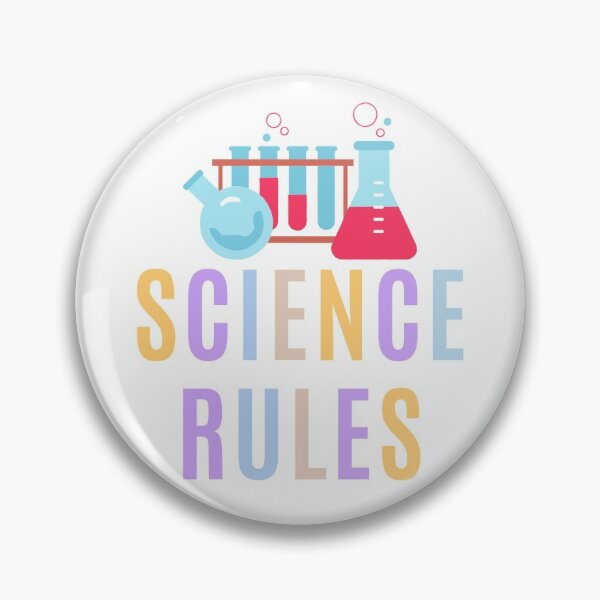 Item preview, Science Rules (white background) designed and sold by Sci-Ninja-Blog.