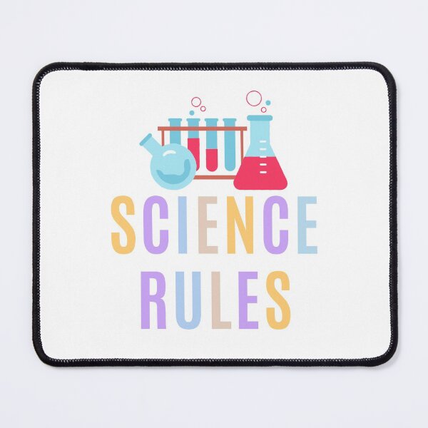 Item preview, Science Rules (white background) designed and sold by Sci-Ninja-Blog.