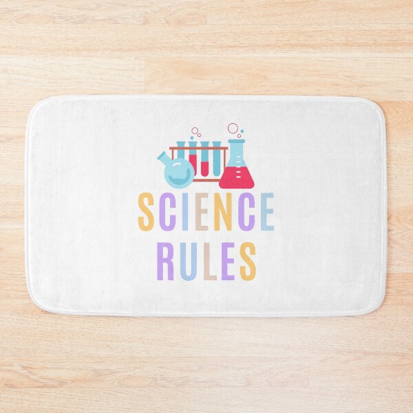 Item preview, Science Rules (white background) designed and sold by Sci-Ninja-Blog.