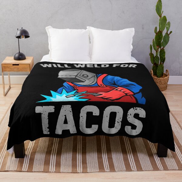 Item preview, Mens Funny Welding Fabricator Welder Worker Will Weld for Tacos designed and sold by MichaelZaloga.