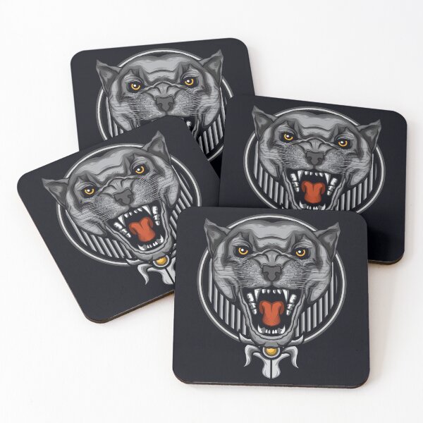 Item preview, Angry Panther artístico - diseño único designed and sold by Froyd Wess.