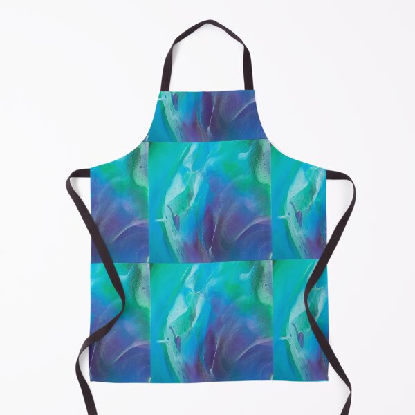 Item preview, Green Blue Purple Whispy Abstract designed and sold by HighOrb.