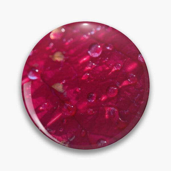 Item preview, Dew Drops on Red Poinsettia Leaf designed and sold by Sinemathk.
