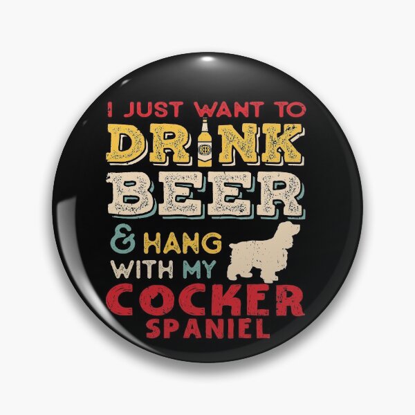 Item preview, Cocker Spaniel Dog Dad Beer Lover designed and sold by rafaeltto.