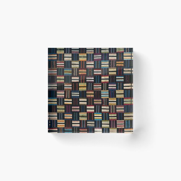 Artikelvorschau, Quilt, Römisches Streifenmuster, Quiltmuster, Deko-Überwurf, bunte Streifen entworfen und verkauft von Nostrathomas66.