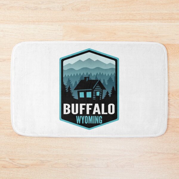 Item preview, Buffalo Wyoming Mountain Town Cabin designed and sold by HalpinDesign.