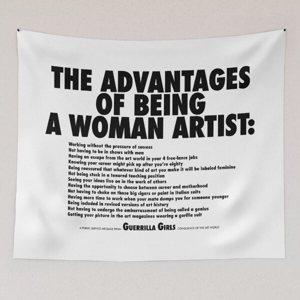 Item preview, The Advantages Of Being a Woman Artist designed and sold by RebeccaLove.