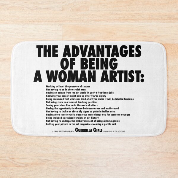 Item preview, The Advantages Of Being a Woman Artist designed and sold by RebeccaLove.