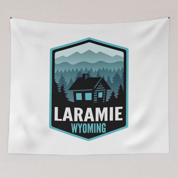 Item preview, Laramie Wyoming Mountain Town Cabin designed and sold by HalpinDesign.