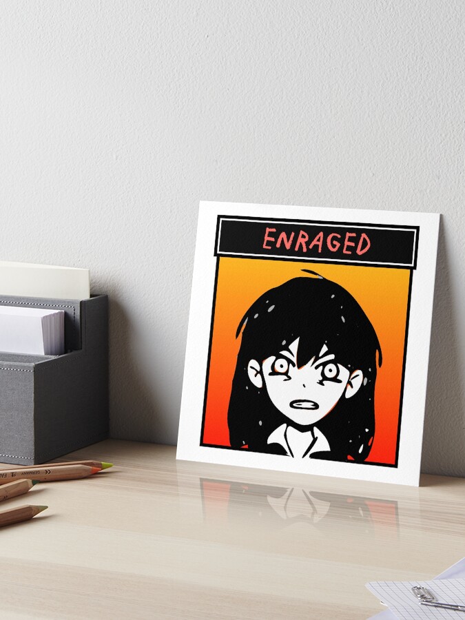 Mari's Angry Emotion from OMORI Poster for Sale by Kelso Lineus