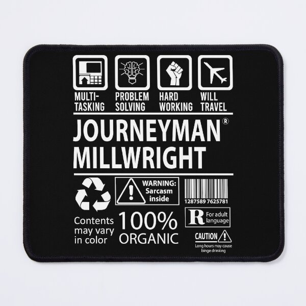 Item preview, Journeyman Millwright T Shirt - MultiTasking Certified Job Gift Item Tee designed and sold by sabinacsnm.