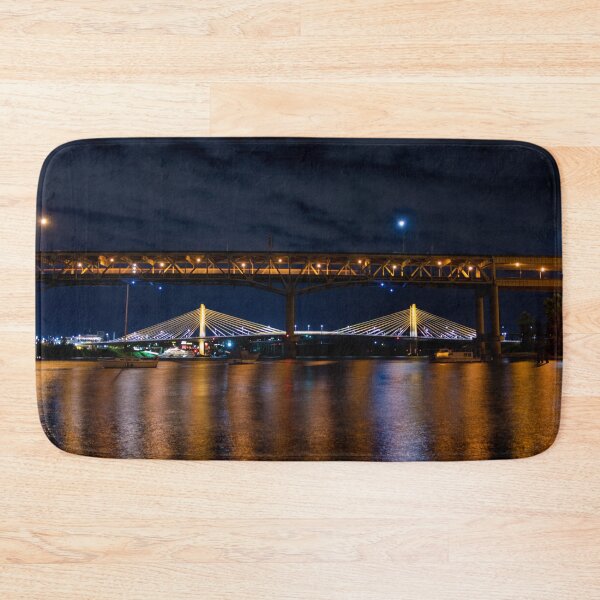 Item preview, Portland, Oregon Bridge Reflection at Night designed and sold by SafariByMarisa.