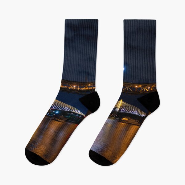Item preview, Portland, Oregon Bridge Reflection at Night designed and sold by SafariByMarisa.