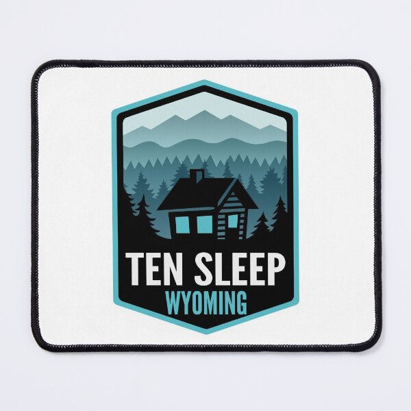 Item preview, Ten Sleep Wyoming Mountain Town Cabin designed and sold by HalpinDesign.