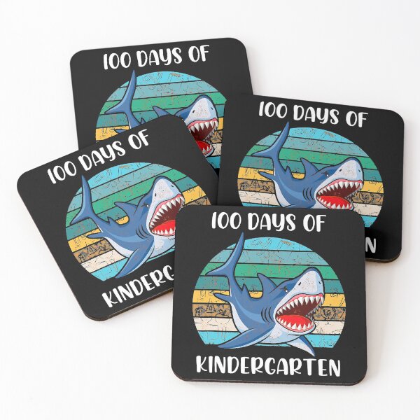 Item preview, 100 Days Of Kindergarten School Teacher Smarter Shark designed and sold by gonzalogranados.