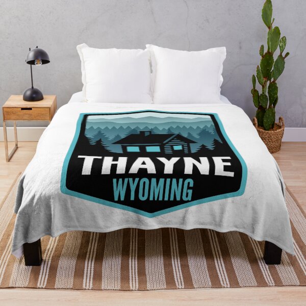 Item preview, Thayne Wyoming Mountain Town Cabin designed and sold by HalpinDesign.