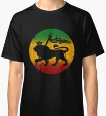 Lion of Judah Rasta Reggae Music Design Classic T-Shirt