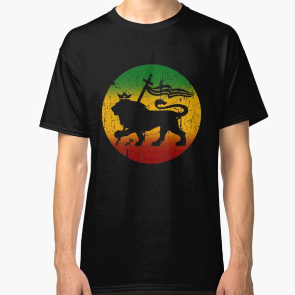 Lion of Judah Rasta Reggae Music Design Classic T-Shirt