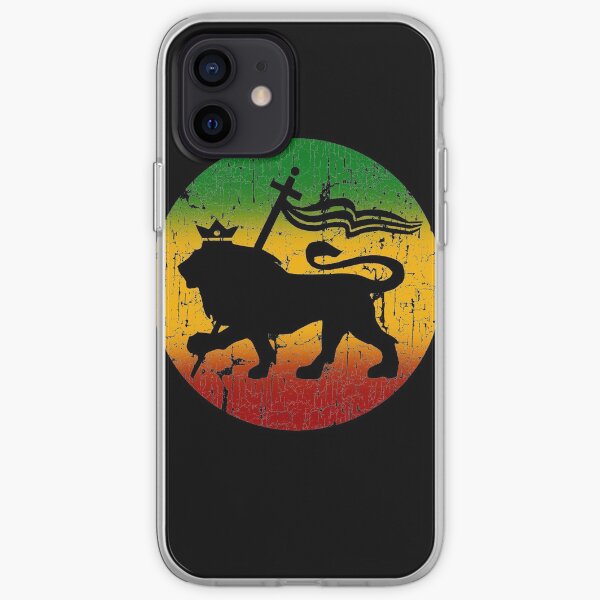 Löwe von Judah Rasta Reggae Musik Design iPhone Flexible Hülle