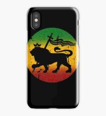 Lion of Judah Rasta Reggae Music Design iPhone Case