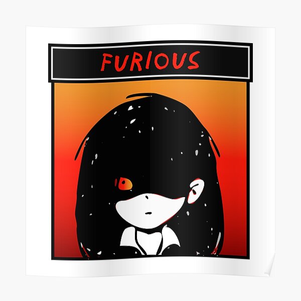 "Mari's Furious Emotion from OMORI" Poster by SOMECreativs Redbubble