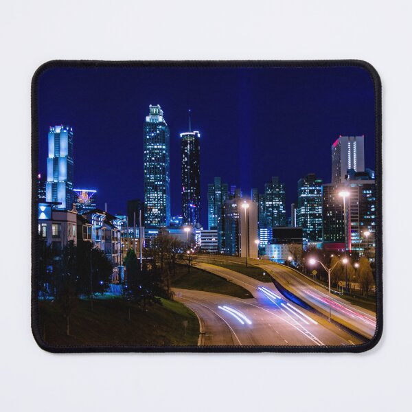 Item preview, Atlanta Skyline at Night designed and sold by SafariByMarisa.