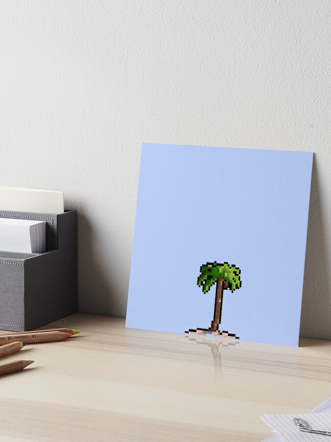 64x64 Vibey Island Palm Tree Sticker for Sale by Ben Foltz