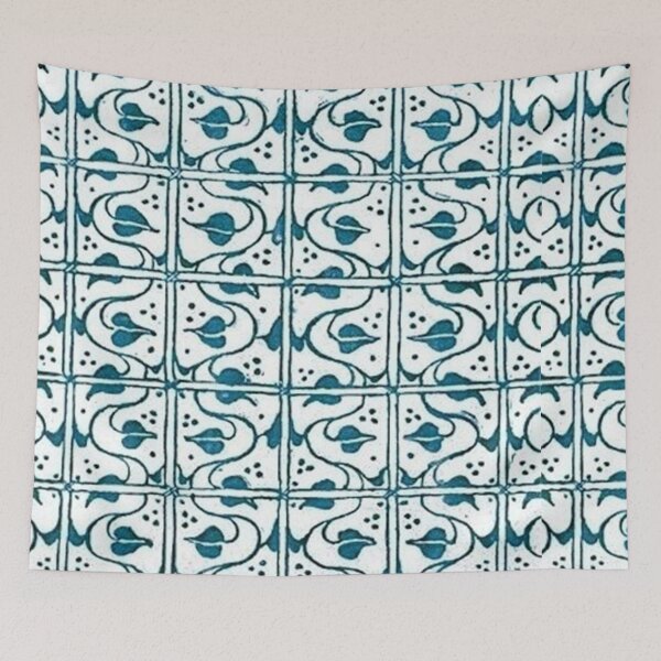 Item preview, Vintage Leaf and Vines Green and White designed and sold by SaraValor.