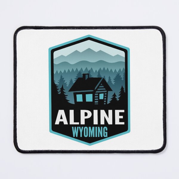 Item preview, Alpine Wyoming Mountain Town Cabin designed and sold by HalpinDesign.