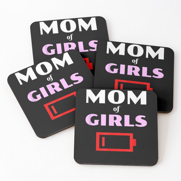 Item preview, Tired Mom Of Girls Mother With Daughters Funny Low Battery designed and sold by JacobKelly069.