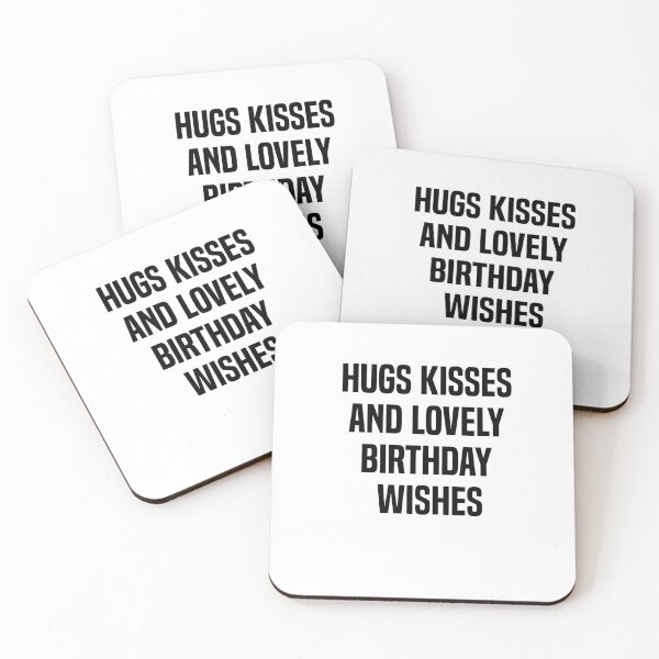 Item preview, hugs kisses and lovely birthday wishes designed and sold by melshirt-shop.