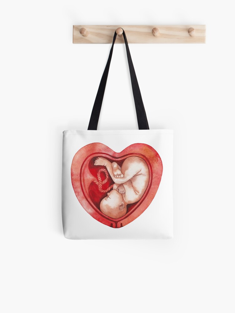 heart shaped tote bag