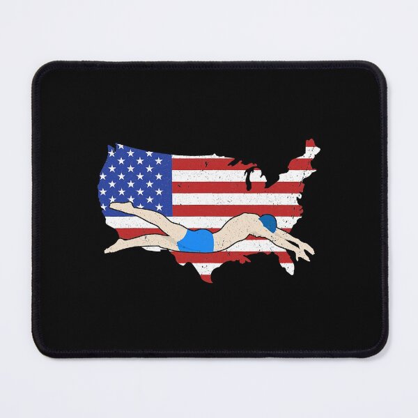 Item preview, American Pride Swim Sport Swimmer US Flag Swimming designed and sold by gonzalogranados.