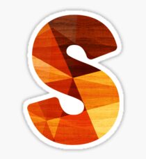 Letter S - Wooden Initial Sticker