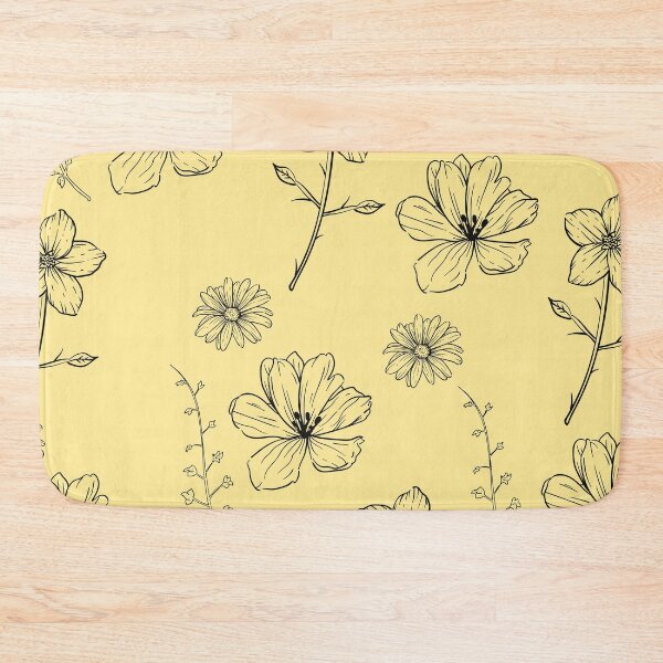 Item preview, Yellow Floral Pattern designed and sold by Artful-Julia.