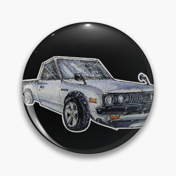 Item preview, Datsun 620 pickup truck water color designed and sold by Gray4U.
