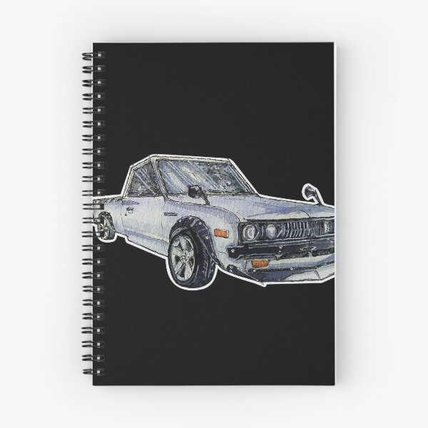 Item preview, Datsun 620 pickup truck water color designed and sold by Gray4U.