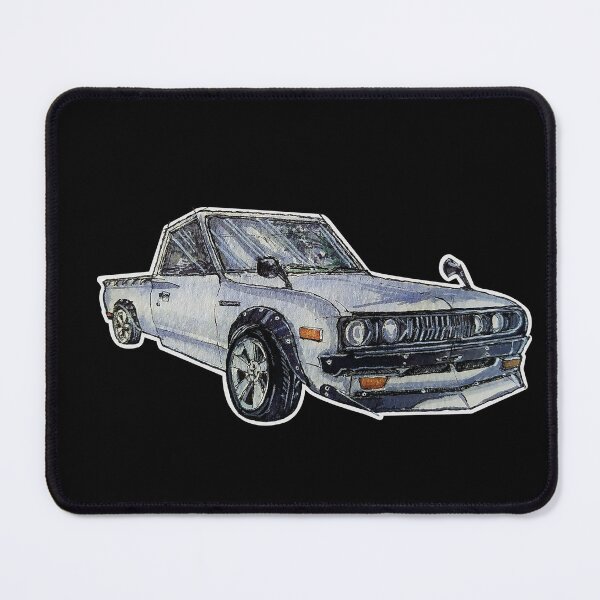 Item preview, Datsun 620 pickup truck water color designed and sold by Gray4U.