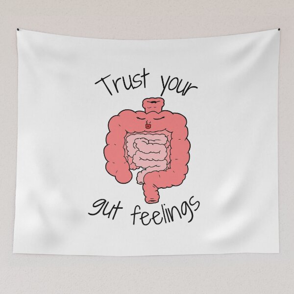 Item preview, Trust Your Gut Feelings designed and sold by Sci-Ninja-Blog.
