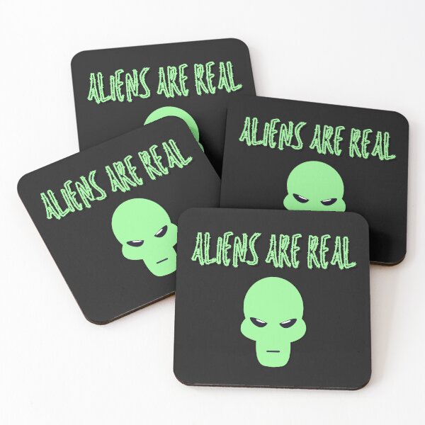 Item preview, Aliens Are Real Mint Design Space Travel UFO Sci-Fi designed and sold by LGbubble.