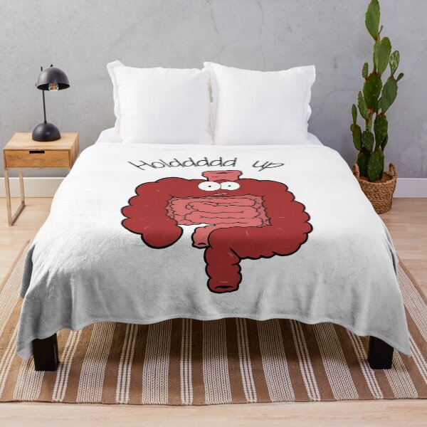 Item preview, Holdddd Up - Funny Large/Small Intestine designed and sold by Sci-Ninja-Blog.