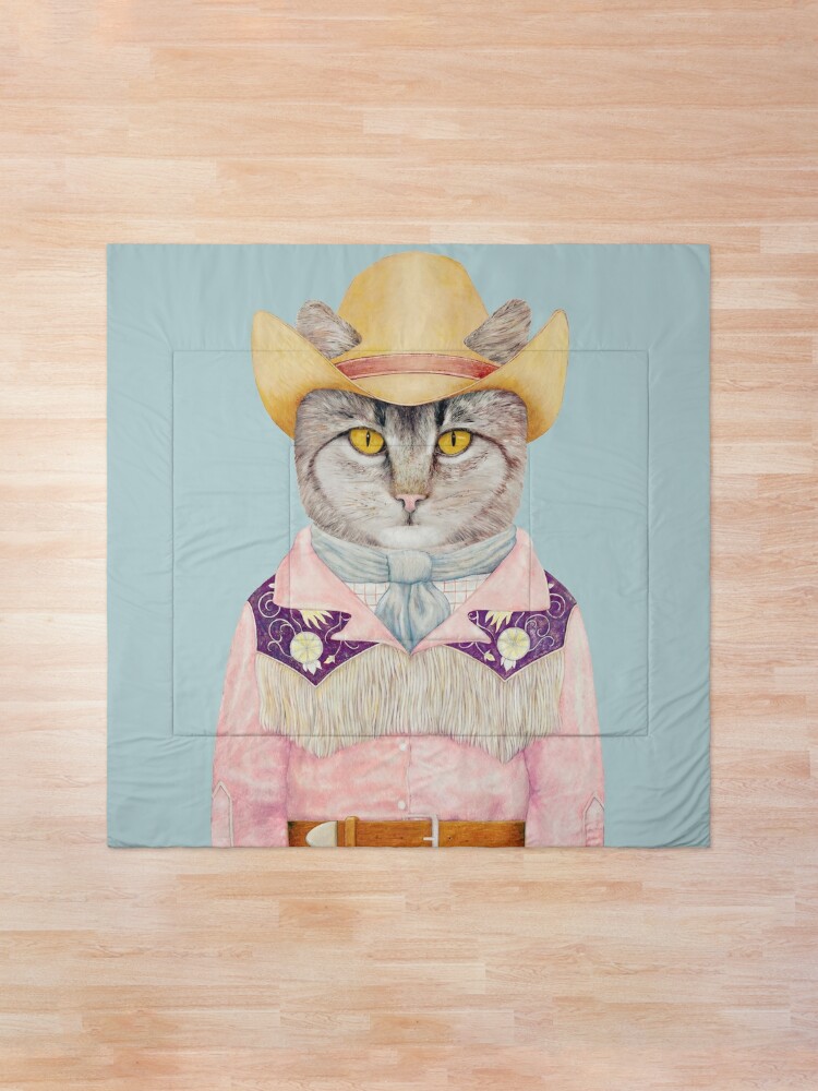 Alternate view of Cowboy Cat Comforter