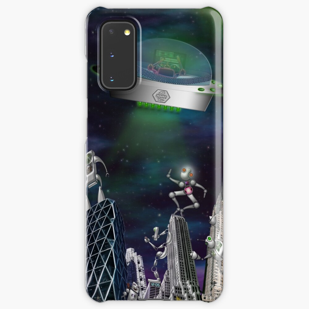 Freizeit in Robotown Hülle & Klebefolie für Samsung Galaxy