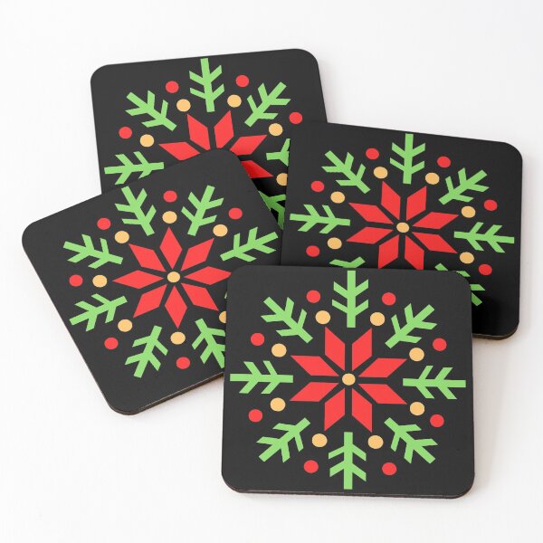 Item preview, Christmas Abstract Holiday Quilt Square  designed and sold by SloganExpress.