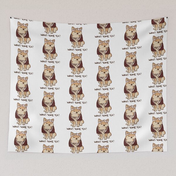 Item preview, genshin dog gives tea designed and sold by pond7.
